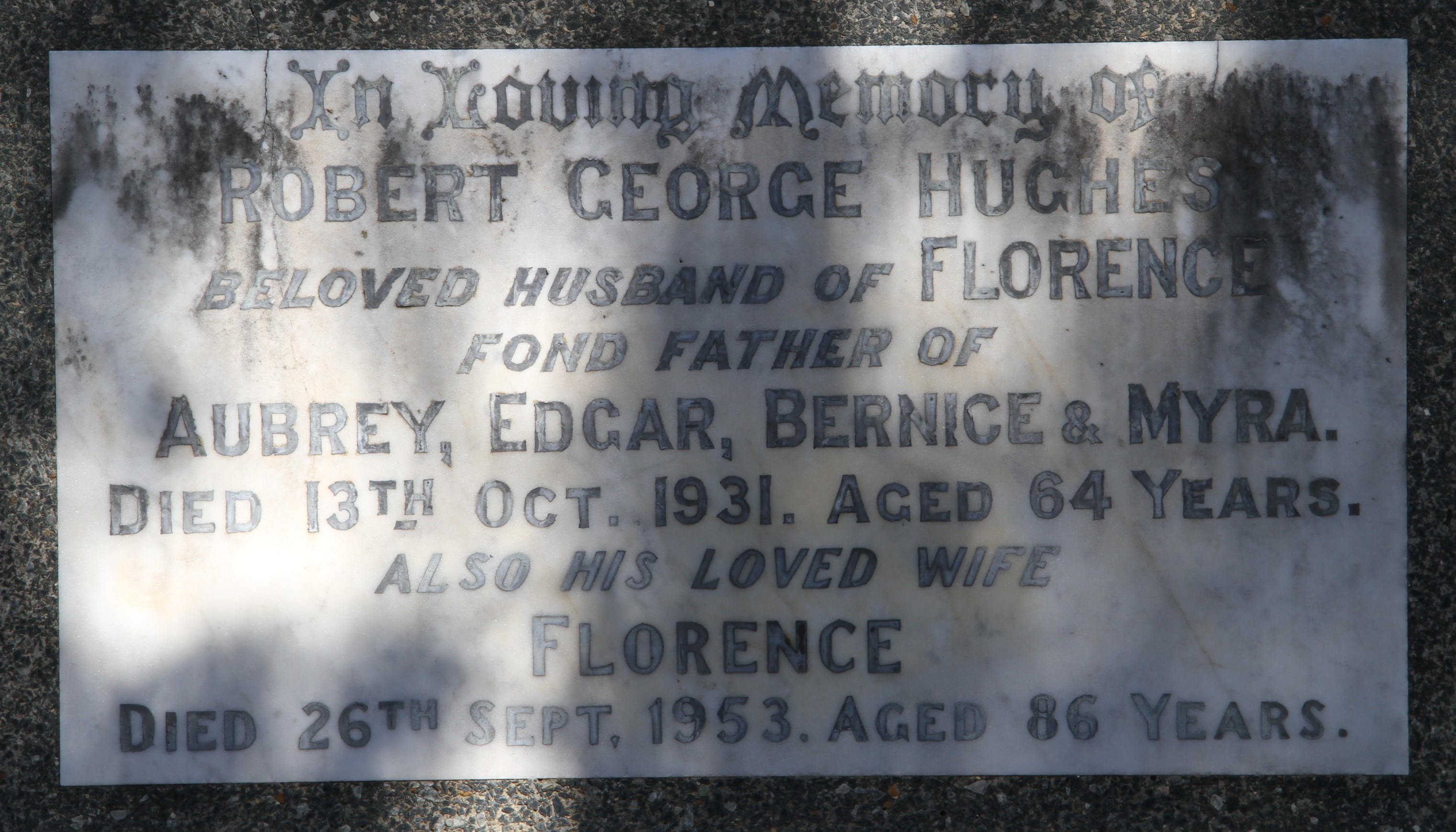 Rbt Geo Hughes Hstone Karrakatta WA  (15527 KB)
 
(Click on Picture to View Full Size)