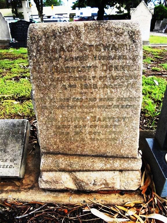 Headstone for Isaac Stewart DONNELL at Hindmarsh Cemetery  (1296 KB)
 
(Click on Picture to View Full Size)